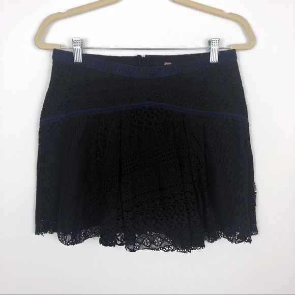 NWT Free People Lace Crochet Skirt - Picture 7 of 8